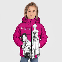 Куртка зимняя для мальчика Хадзимэ Коконой, цвет: 3D-красный — фото 2