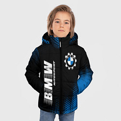 Куртка зимняя для мальчика BMW BMW Autosport Абстракция, цвет: 3D-черный — фото 2
