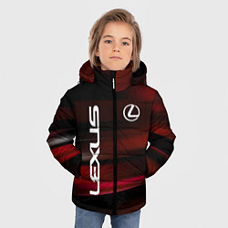 Куртка зимняя для мальчика Lexus - абстракция, цвет: 3D-светло-серый — фото 2