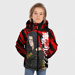 Куртка зимняя для мальчика БАДЖИ ИЗ ТОКИЙСКИХ МСТИТЕЛЕЙ, цвет: 3D-светло-серый — фото 2
