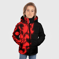 Куртка зимняя для мальчика КРАСНЫЙ ЩИТ ПРОКЛЯТЫЙ, цвет: 3D-светло-серый — фото 2
