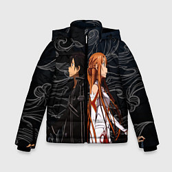 Куртка зимняя для мальчика Кирито и Асуна - Sword Art Online, цвет: 3D-черный