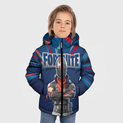 Куртка зимняя для мальчика Fortnite Герой асфальта Burnout Video game, цвет: 3D-светло-серый — фото 2