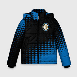 Куртка зимняя для мальчика Inter абстракция, цвет: 3D-светло-серый