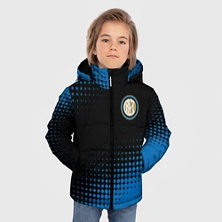Куртка зимняя для мальчика Inter абстракция, цвет: 3D-светло-серый — фото 2