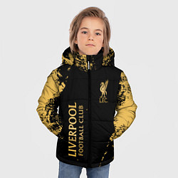 Куртка зимняя для мальчика Liverpool гранж, цвет: 3D-светло-серый — фото 2
