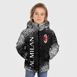 Куртка зимняя для мальчика Фк милан football, цвет: 3D-светло-серый — фото 2
