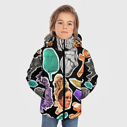 Куртка зимняя для мальчика Underground pattern Fashion trend, цвет: 3D-красный — фото 2