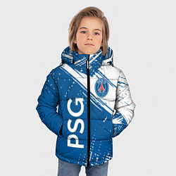 Куртка зимняя для мальчика Psg псж краска, цвет: 3D-светло-серый — фото 2