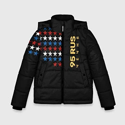 Куртка зимняя для мальчика Чечня 95 RUS, цвет: 3D-черный
