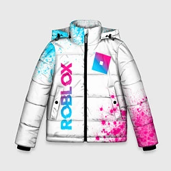 Куртка зимняя для мальчика Roblox Neon Gradient FS, цвет: 3D-черный