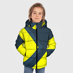 Куртка зимняя для мальчика Геометрическая Стрелка, цвет: 3D-красный — фото 2