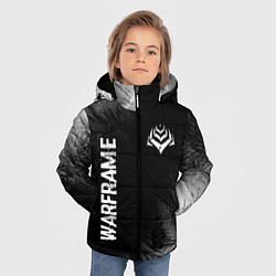 Куртка зимняя для мальчика Warframe Glitch на темном фоне - FS, цвет: 3D-черный — фото 2