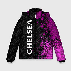 Куртка зимняя для мальчика Chelsea Pro Football, цвет: 3D-черный