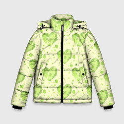 Куртка зимняя для мальчика Сердце листвы, цвет: 3D-светло-серый