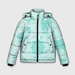 Куртка зимняя для мальчика Медицинские профессии, цвет: 3D-черный