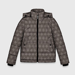 Зимняя куртка для мальчика Темные классический узоры