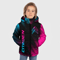 Куртка зимняя для мальчика Citroen - Neon Gradient, цвет: 3D-черный — фото 2