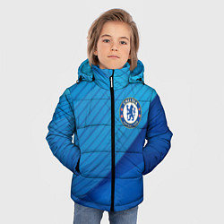 Куртка зимняя для мальчика Chelsea Абстракция, цвет: 3D-светло-серый — фото 2