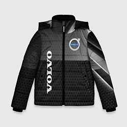 Куртка зимняя для мальчика Volvo Абстракция, цвет: 3D-светло-серый