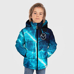 Куртка зимняя для мальчика Mazda - молнии, цвет: 3D-светло-серый — фото 2