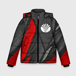 Куртка зимняя для мальчика Daewoo sports racing, цвет: 3D-черный