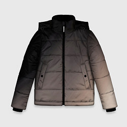 Зимняя куртка для мальчика Черный, серый бежевый градиент