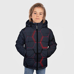 Куртка зимняя для мальчика Раскаленная броня, цвет: 3D-светло-серый — фото 2