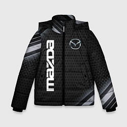 Куртка зимняя для мальчика Mazda карбон, цвет: 3D-светло-серый