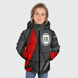 Куртка зимняя для мальчика Fiat sports racing, цвет: 3D-черный — фото 2