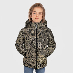 Куртка зимняя для мальчика Шестереночный механизм, цвет: 3D-светло-серый — фото 2