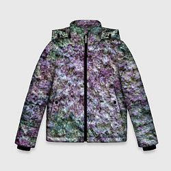 Куртка зимняя для мальчика Текстура необработанного гранита, цвет: 3D-светло-серый