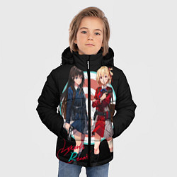 Куртка зимняя для мальчика Тисато Нисикиги - Lycoris Recoil, цвет: 3D-светло-серый — фото 2