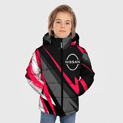 Куртка зимняя для мальчика Nissan fast lines, цвет: 3D-черный — фото 2
