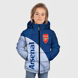 Куртка зимняя для мальчика Arsenal Мяч, цвет: 3D-красный — фото 2