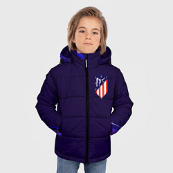 Куртка зимняя для мальчика Фк Atletico абстракция, цвет: 3D-светло-серый — фото 2