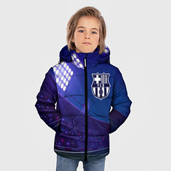 Куртка зимняя для мальчика Barcelona ночное поле, цвет: 3D-черный — фото 2