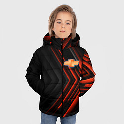 Куртка зимняя для мальчика Chevrolet art, цвет: 3D-светло-серый — фото 2