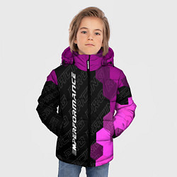 Куртка зимняя для мальчика BMW pro racing: по-вертикали, цвет: 3D-черный — фото 2