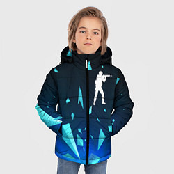 Куртка зимняя для мальчика Counter Strike взрыв частиц, цвет: 3D-черный — фото 2