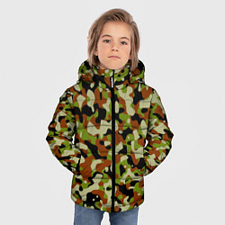 Куртка зимняя для мальчика Камуфляж British, цвет: 3D-светло-серый — фото 2
