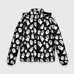 Куртка зимняя для мальчика Парад призраков, цвет: 3D-черный