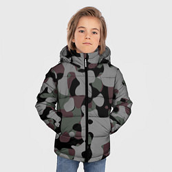 Куртка зимняя для мальчика Камуфляж Urban Night, цвет: 3D-черный — фото 2