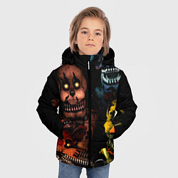 Куртка зимняя для мальчика Five Nights at Freddys, цвет: 3D-светло-серый — фото 2