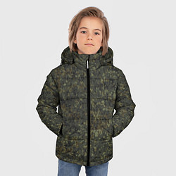 Куртка зимняя для мальчика 4 цветная цифра ВКБО, цвет: 3D-черный — фото 2