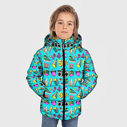 Куртка зимняя для мальчика Nostalgia for 90, цвет: 3D-светло-серый — фото 2