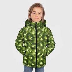 Куртка зимняя для мальчика Милитари Чешуя, цвет: 3D-красный — фото 2