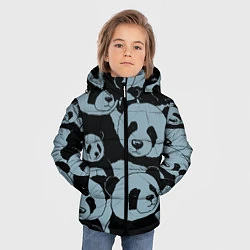 Куртка зимняя для мальчика Panda summer song, цвет: 3D-светло-серый — фото 2