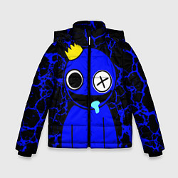 Куртка зимняя для мальчика Радужные друзья - персонаж Синий, цвет: 3D-красный
