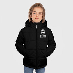 Куртка зимняя для мальчика STALKER лого, цвет: 3D-черный — фото 2